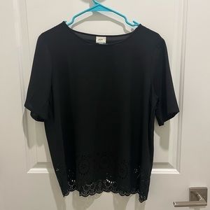 Black blouse NWOT